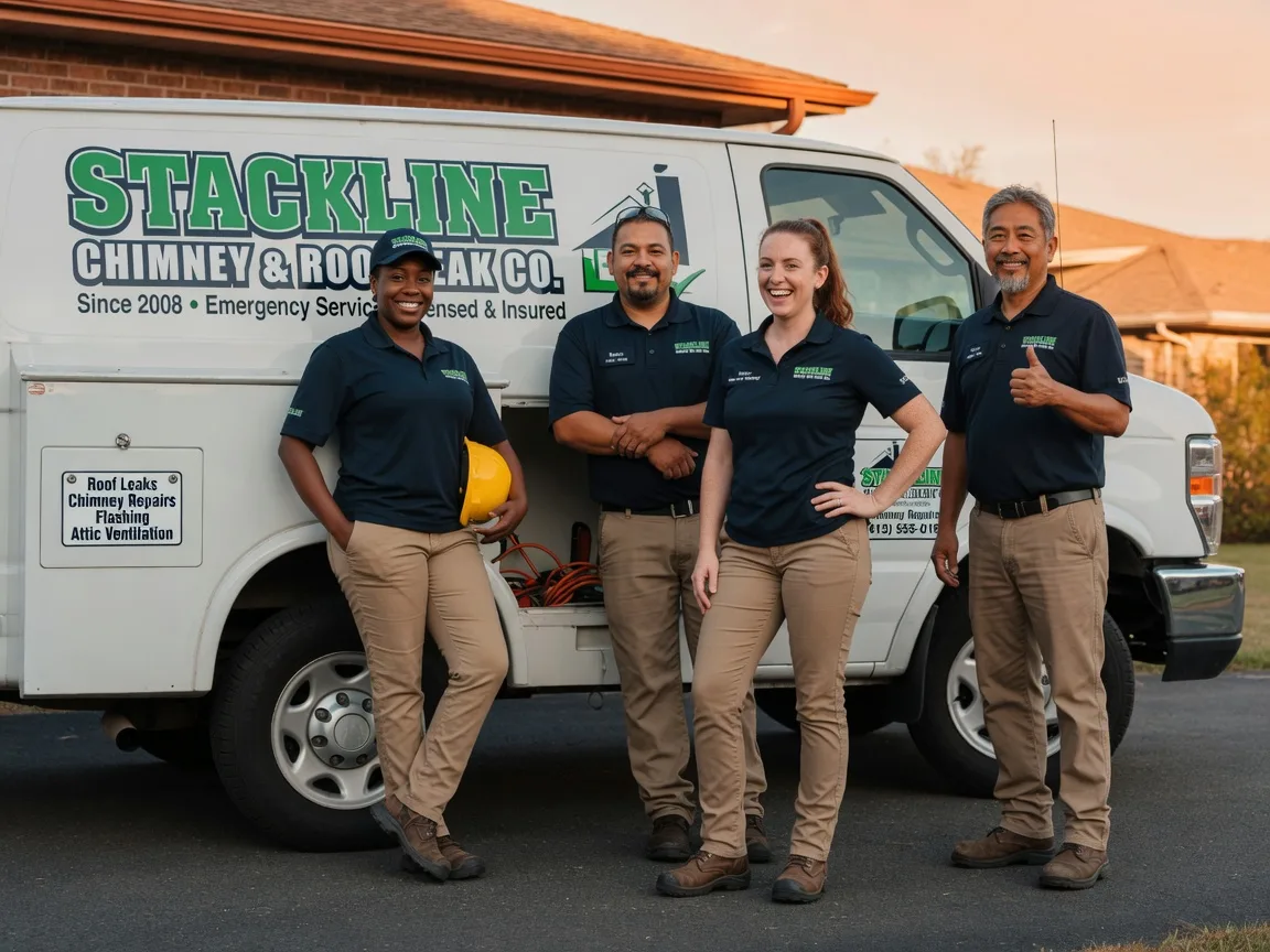 Chimney flashing repair company in Posen, MI